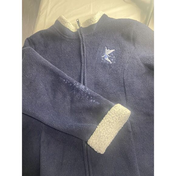 Walt Disneyland Resorts Full Zip Navy Warm Fleece Jacket-Size XL- Very Rare